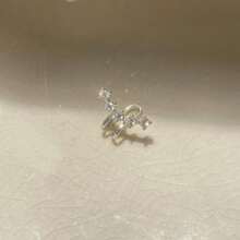 1pc Micro-Inlaid Cubic Zirconia Adjustable Ear Cuff, Fashionable Sparkling Clip-On Earring For Women - Ear Clip Style - View 10