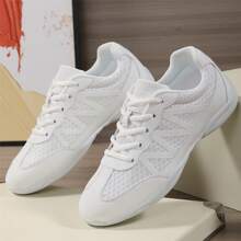 Women's Black Cheerleading Shoes, Girls Cheer Dance Shoes For Teenage Team Training, Competition, Cheering