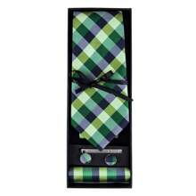 5Pcs/Set Gift Box Men's Necktie Fashion Striped Floral Pattern Tie With Clip Gift Box Set Perfect For Man Wedding Business - Multicolor - View 12