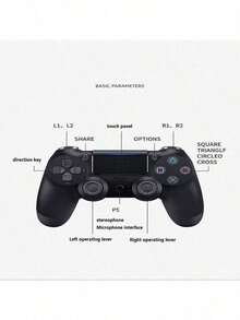 PlayStation DualShock 4 Controller, DualShock 4 Wireless Controller For PlayStation 4 - Controller For PS4 Remote For Playstation 4/Pro/Slim With Double Shock/Stereo Headset Jack/Touch Pad/Six-Axis Motion Control - Dark Green - View 4