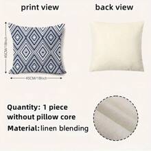 4pcs/Set Bohemian Style Sofa Bed Head Pillowcase, Soft & Clear Print Decorative Throw Pillow Cover, 45x45cm, Without Inner Pillow, Simple Gift, Sofa Cushion, Star, Decor Style, Easy To Use, Pillow Gifts Birthday Graduation