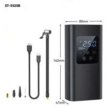 120W 数字轮胎充气泵，150 PSI 便携式空气压缩机，适用于汽车和摩托车，带 LED 灯