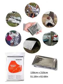 8/12 件户外生存装备，荒野生存套件，SOS 生存套装，露营、徒步旅行、登山、骑自行车必备装备