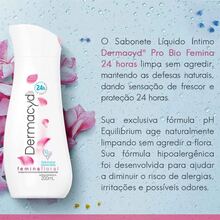 Dermacyd Femina Floral Liquid Soap Kit 200ml + 100ml - Trong sáng - Xem 4