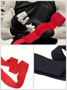2pcs Boxing Handwraps, 2.5M Hand Wraps For Boxing Enthusiasts, Suitable For Boxing Training - Multicolor - View 3