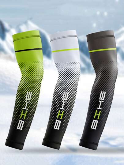 3 أزواج/زوج واقي من الأشعة فوق البنفسجية أكمام رياضية، أكمام ضاغطة تبريد مناسبة كهدايا لأصدقاء أو العائلة، أكمام دافئة للذراعين