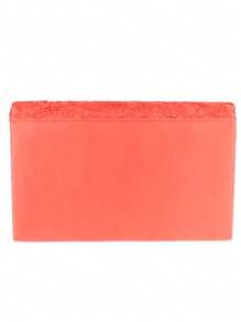 Girly Handbags Womens Floral Satin Lace Clutch Bag Envelope Evening Bag - Coral Pink - View 3