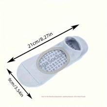 زوج جوارب يوجا للنساء مانعة الانزلاق للرقص، جوارب أرضية مانعة الانزلاق مع مقابض، مناسبة للجيم والرياضات الداخلية كالباليه والبيلاتس - متعدد الألوان - مشاهدة 11