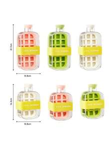 酷炫免接触冰块模具，带盖压冰神器，制冰器，吸管两用冰水瓶，夏季水瓶，夏季冰格和冰桶，夏季厨房配件，冰淇淋储存解决方案