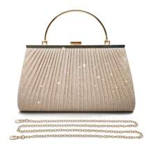 Handbags Shoulder Bags Glitter Clutch Bags For Women Sparkly Evening Bags Sequin Bag For Wedding, Party, Date, Prom - Gold - View 1