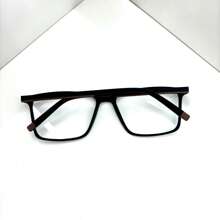 Men's Prescription Eyeglass Frames Adult Square Large Shape Elegant Social Fashion 3301 - marrom - 查看 2