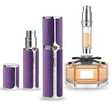 1Pcs Refillable Travel Perfume Atomizer Bottle, Elegant Luxury Pocket Perfume Dispenser Pump, Travel Perfume Atomiser, Outdoor Sunscreen Spray Bottle, Cologne Dispenser, Portable Size Sprayer Bottle For Traveling 5ML