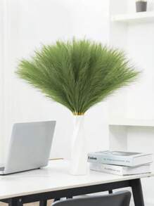 MEHELANY 25/12/6Pcs Artificial Pampas Grass Decoration, Silk Artificial Pampas Grass Flowers, Real And Fake Pampas Grass Branches Vase Flower Arrangement For Home Decor, Indoor Vase Centerpiece, Wedding Centerpiece, Mother's Day, Home Boho Decor, Artificial Reed,Fall Decor,Autumn