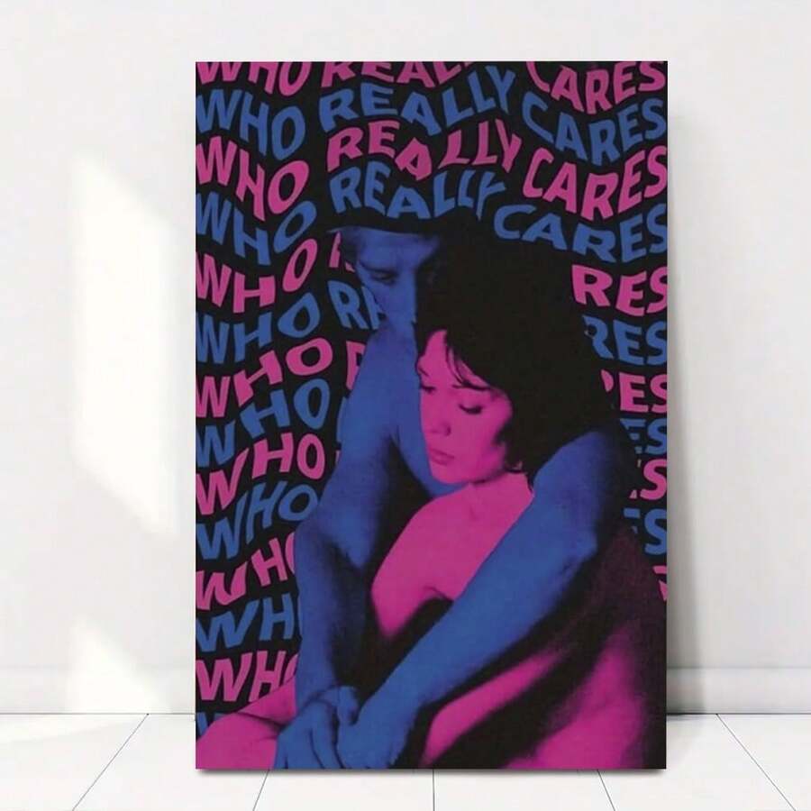 Framed Who Really Cares TV Girl Poster Music Posters For Room Aesthetic Canvas Wall Art Bedroom Decor - Framed - View 1