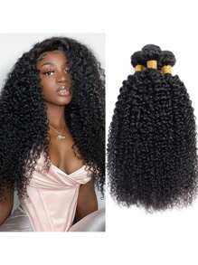 Mongolian Afro Kinky Curly Bundles 1/3/4PCS Human Hair Extensions Unprocessed Virgin Human Hair Weave Bundles Jerry Curl Human Curly Hair Bundles Curly Bundles Curly Bundles Human Hair Curly Human Hair Bundles Curly Hair
