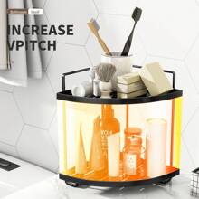 1入組 2層 化妝桌化妝品收納架，輕奢風格多功能節省空間收納架，適用於浴室櫥櫃、化妝臺、廚房等地，收納護膚品、口紅、香水盒、香料架，適用於浴室梳妝臺，角落化妝架，客廳，臥室，儲物收納，儲物配件，禮品