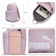 Puma Men's And Women's Backpacks Phase Backpack Large Capacity Student Schoolbag Lightweight Computer Bag Travel Backpack Sports Leisure Bag 079943