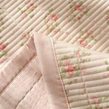 1 pieza Colcha acolchada de algodón impreso de grado A, ligera, transpirable, suave y duradera, adecuada para dormitorio, dormitorio, siesta en la oficina, sin almohadas ni fundas de almohada