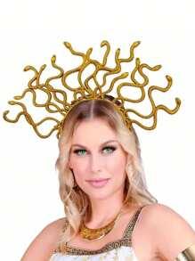 Băng đô hình rắn Medusa, mũ đội đầu nữ thần Hy Lạp, phụ kiện trang trí tiệc, phụ kiện cosplay, trang trí biểu diễn sân khấu, trang phục chụp ảnh, món quà hoàn hảo cho gia đình và bạn bè. - Nhiều màu - Xem 3