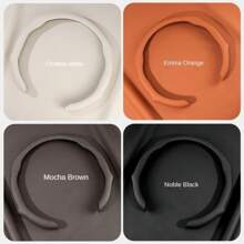 Napa Nappa Leather Steering Wheel Cover New Quick Turn Non-Slip Breathable Ultra-Thin Universal Grip Cover Suitable For Four Seasons Car Accessories - 紅色 - 查看 8