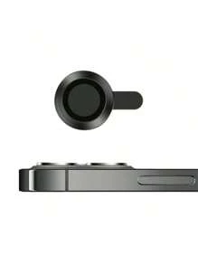3 buah Pelindung Lensa Kamera Pola CD Hitam, Cocok untuk Stiker Lensa, Pelindung Lensa Kamera, Lensa Anti Gores, Kompatibel dengan 16E SE4 16 15 14 13 12 11 Pro Max 16 15 14 Plus 13 12 Mini, Hadiah Ulang Tahun, Hadiah untuk Keluarga dan Teman, Bahan Logam Paduan, Kaca Tempered Perlindungan Penuh, Film Pelindung Lensa, Aksesoris Ponsel - Hitam - View 6