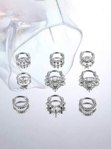 CASSIECA 1PC 16G Nhẫn vách ngăn Hoa tai Opal Daith Nhẫn mũi tròn Thép không gỉ CZ Sụn Helix Khuyên tai Tragus Trang sức xỏ khuyên vách ngăn - Vàng - Xem 6