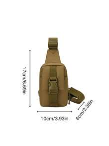 1 pezzo Borsa da petto per sport all'aperto, mini zaino monospalla a tracolla