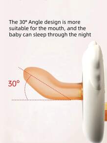 婴儿防胀气奶嘴，100% 硅胶，适合 0-6 个月婴儿