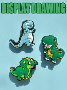 22 PCS Dinosaur Series Is A Set Of Beautiful Decorations Full Of Children's Fun And Creativity. - Green - View 4