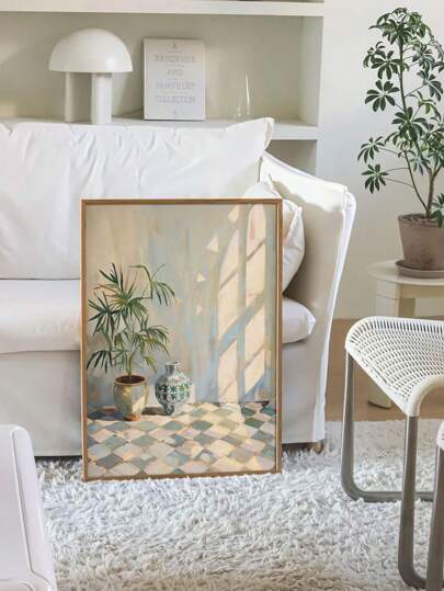 1幅复古风景帆布墙画，无框，是家居、客厅、卧室、走廊和餐厅装饰的理想礼物