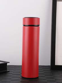 1pc Simple Stainless Steel Vacuum Insulated Water Bottle, Double Wall Business  Cup, Personalized Gift