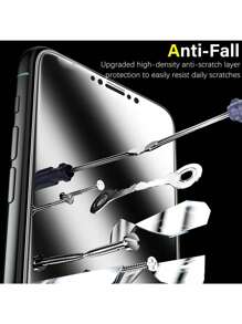 Yezodawee 2片装360°全覆盖防窥屏保护膜 - 四重隐私保护，超强钢化玻璃，强度提升5倍，隐形保护，防指纹，易于安装，防刮花，无气泡，兼容手机壳，防窥视，防指纹，防摔，适用于 17 Pro Max/17 Pro/17 Air/17/16E/16 Pro Max/16 Pro/16 Plus/16/15 Pro Max/14 Pro Max/13/12/11/XS Max/XR Plus系列