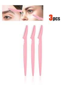 48/24/12/6/3/1 Pcs Multi-Color Eyebrow Trimmer & Shaver, Callus Remover, Body Hair Trimmer & Facial Eyebrow Razor Set With Long Handle Safety Blades And Precision Guards, Eyebrow Grooming Tool For Home Or Travel Use,Giveaways,Travel,Cheap Stuff,Travel Essential - Multicolor - View 17