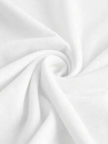 女士经典梵高鸢尾花花卉艺术印花 T 恤，夏季 - 白色 - 查看 4