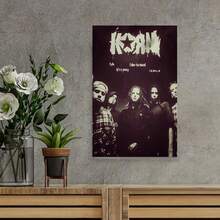 Framed  ,Korn Band Photo Poster Art Decor Print Picture Paintings Canvas Wall Art Suitable For Bars, Clubs, Cafes, Restaurants Decor Poster
