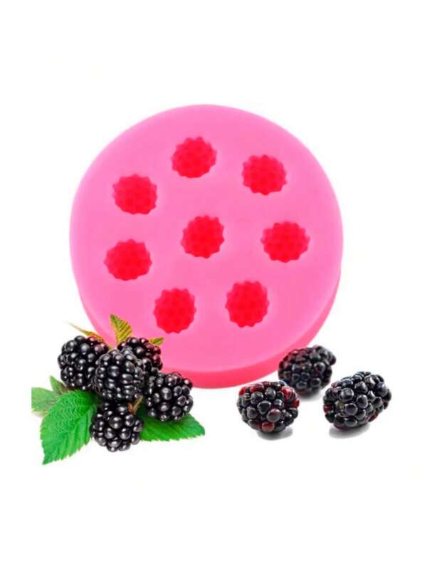 1pc 8-Cavity Raspberry Shape Silicone Mold, Minimalist & Practical Multipurpose