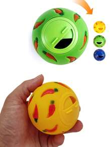 1pc Bunny, Hamster, Sugar Glider Slow Feeder, Carrot Design Intelligence Pet Toy, Food Dispenser, Suitable For Small Pets; 1pc Pet Tunnel, Telescopic Tube, Ferret Supplies, Hamster Toy - Multicolor - View 4