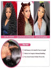 bling hair Perruques naturelles sans colle Wear and Go, pré-épilées, pré-coupées, 6x4, 9x6, 5x5, avec fermeture en dentelle pour femmes, densité de 180 %, cheveux humains, ligne de cheveux naturelle