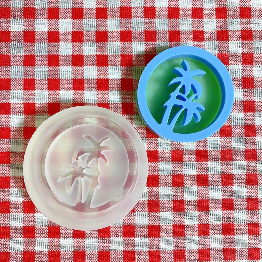 Coconut Tree Resin Casting Mold, Silicone Mold Accessories, Resin Liquid Mold, Resin Keychain, Silicone Mold, Resin Mold - Silicone - View 1
