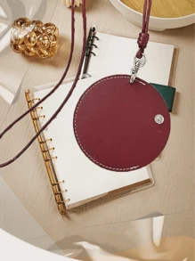 Collier porte-écouteurs , accessoire de rangement portable pour écouteurs avec cordon, étui à écouteurs rétro personnalisé au design élégant