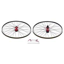 YUNRUX 27.5'' BMX Bicycle Wheelset Wheels Front Wheel Rear Wheel Set MTB Rim Disc - Black - View 7