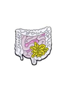 1pc Creative & Delicate Human Organ Design Enamel Brooch Set - Heart, Ribs, Intestine, Blood Vessel, Kidney, Chest, Flipping Neck Pin, Funny Cartoon Science Jewelry Gift For Friends - Multicolor - View 28