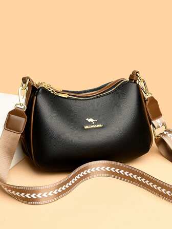 女包时尚休闲百搭通勤枕头包单肩包简约大容量复古纯色中年妈妈斜挎包，适合女性通勤背包，适合学校，大学，初中，高中，通勤，办公，户外旅行，运动背包，适合外出，逛街。