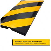 Reflective Corner Guard: Enhanced Right Angle Warning Strip For Parking Lots, Warehouses And Shopping Malls - Yellow - View 4