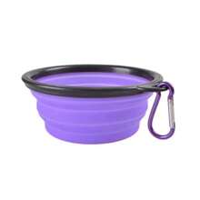 1 pièce Bol à nourriture pour animaux de compagnie portable : Bol pliable en TPR pour chats et chiens, bols à nourriture et à eau pour animaux de compagnie à suspendre pour le voyage à l'extérieur - Multicolore - Voir 12