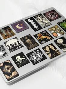 50pcs Mysterious Universe Stickers For Luggage, Laptop, Notebook, Diary, DIY Guitar, Skateboard, Helmet, Water Bottle, Waterproof Decorative Art,School Supplies,Back To School