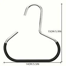 1pc Fashion Metal Hats Storage Set-Easy-To-Install Wall-Mounted Rack, Hat Organizer Holder, Multi-Functional Storage Solution For Baseball Cap, Scarf, Belt-Garment Cabinet Finishing, Plastic Structure, Practical Damage-Free Hook, Utility Damage-Free Hooks