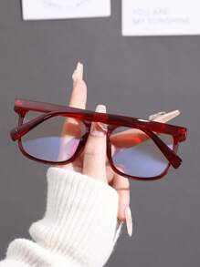 1pc/4pcs Light Lively Colorful Ins Style Exquisite Casual Women Clear Eyeglasses For Back To School Daily Life Office Watch TV Play Games Phone Accessories