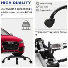 Gaming Chair Massage Video Game Chair Ergonomic Computer Office Chair With A Vibrator Lumbar Support, Headrest,Flip Up Armrest, Blue