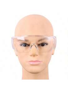 防护眼镜镜片厚度百叶窗水枪护目镜防冲击劳保眼镜骑行眼镜